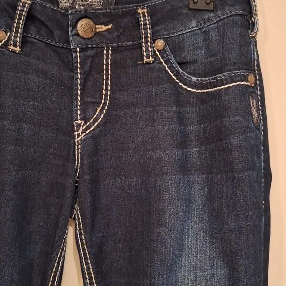 Silver Berkley Slim Straight Jeans - Picture 2 of 8